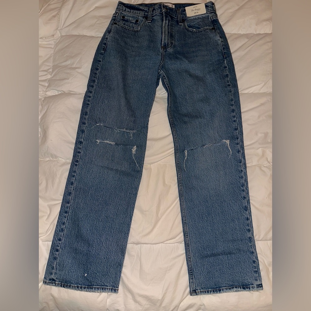 Abercrombie & Fitch Light Blue Denim Jeans - Picture 4 of 5
